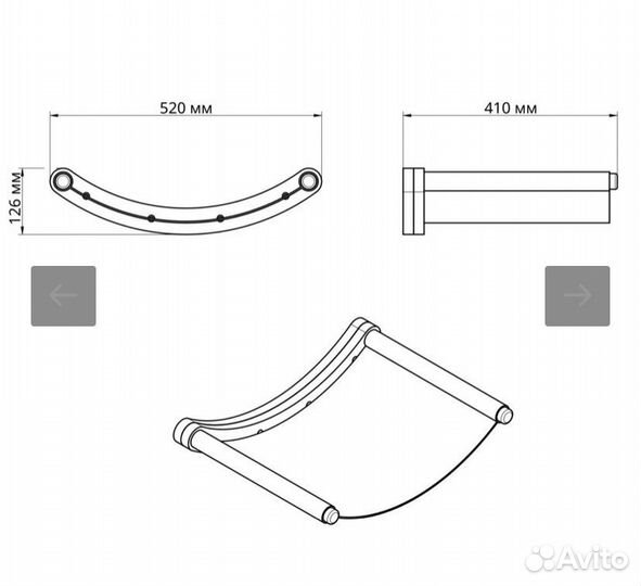Гамак для животных из нат.дуба