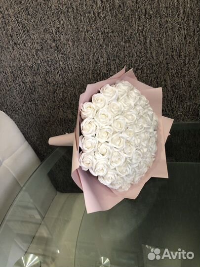Букет из 51 розы, цветы, подарок, с доставкой