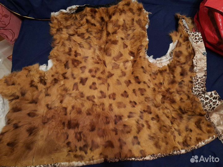 Спинка из меха кролика