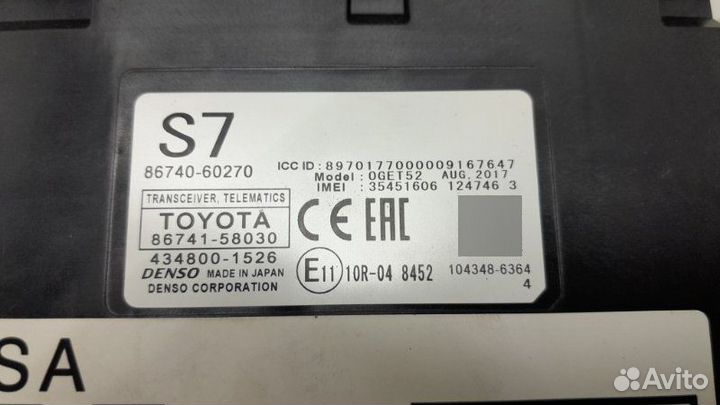 Блок управления глонасс Lexus Lx570 J200 3urfe