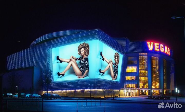 Светодиодный экран / Видеопилон / Рекламный экран