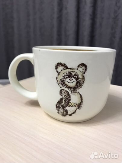 Чашка Бокал Кружка Олимпийский Мишка