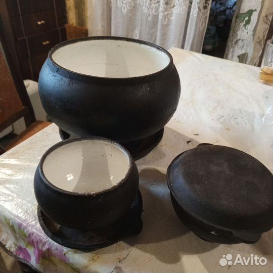 Чугунные горшки