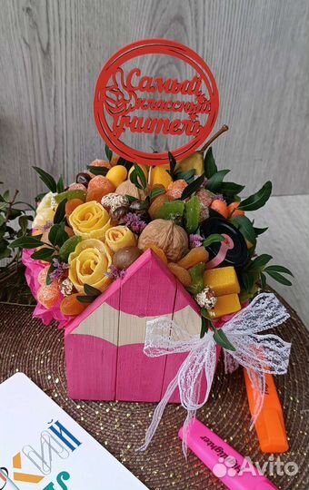 Съедобные букеты на 1 сентября