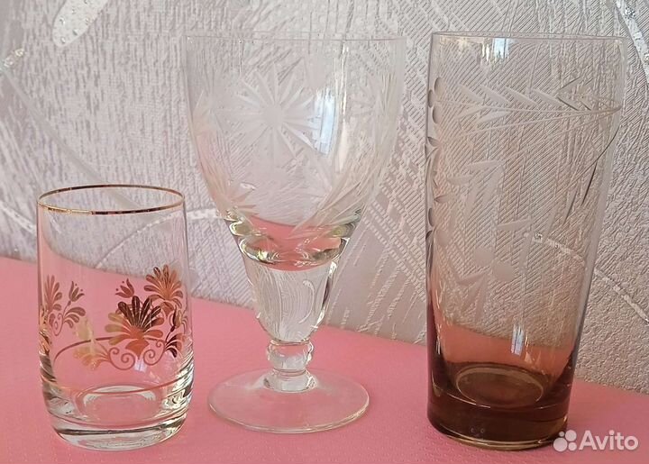 Рюмки, стопки, фужеры, стаканы