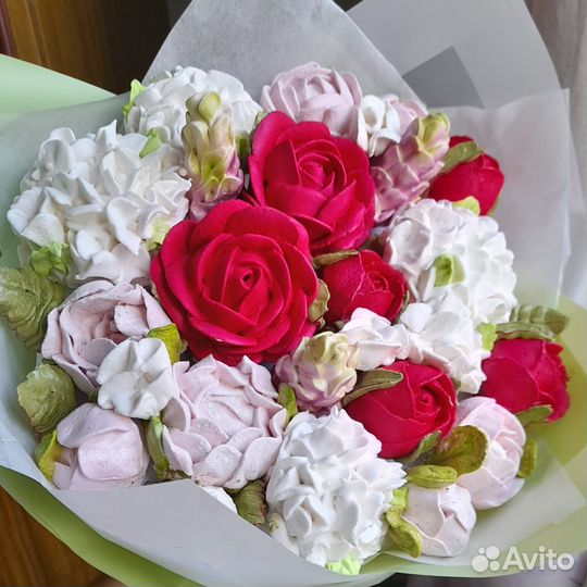 Букеты из зефира