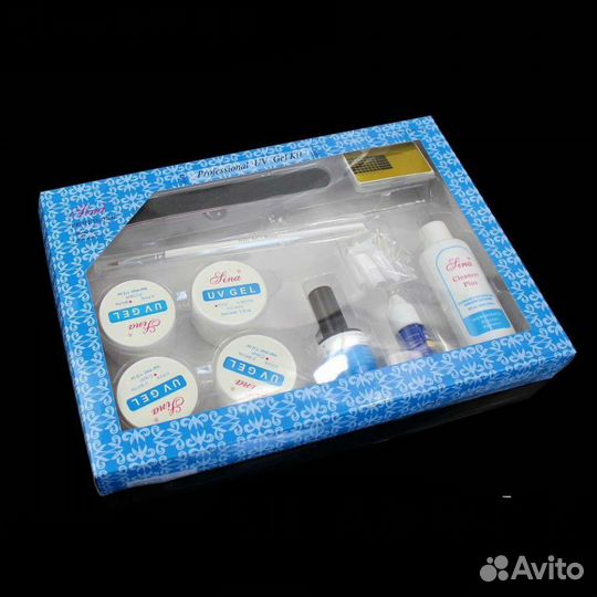 Набор для наращивания ногтей гелем