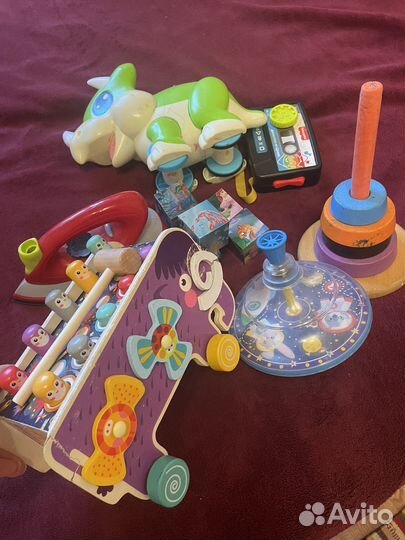 Игрушки пакетом для ребенка 1-2 года
