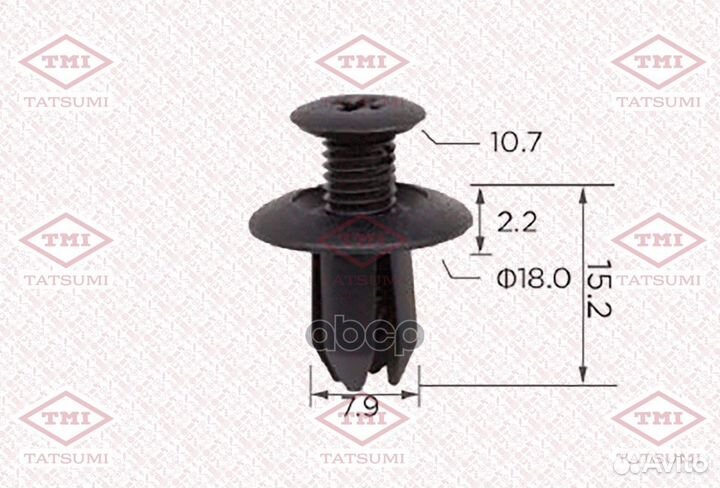 Nsii0024385746 Клипса автомобильная 0,035 TJB10