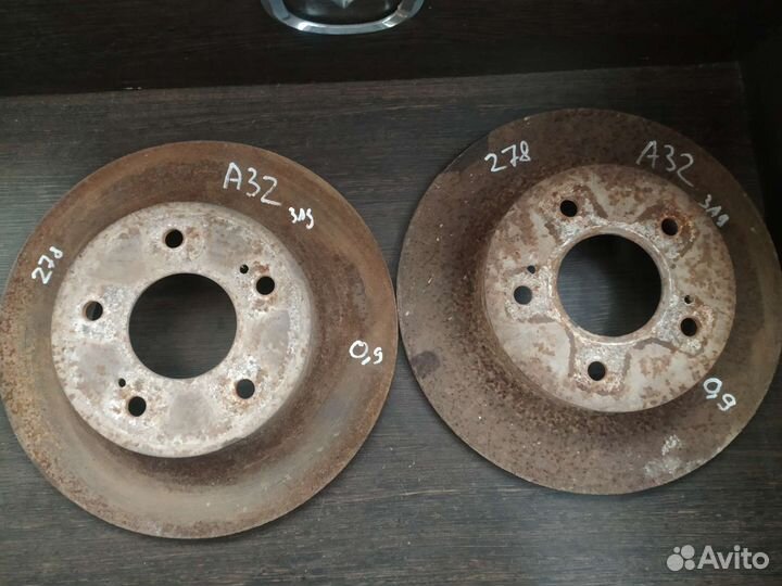 Диск тормозной задний ниссан Maxima A32