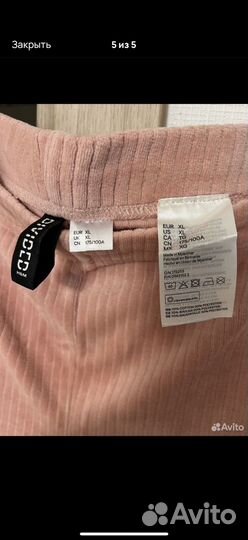 Велюровый костюм hm