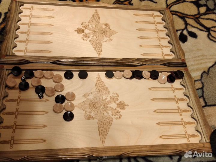 Нарды ручной работы новые, настольные игры