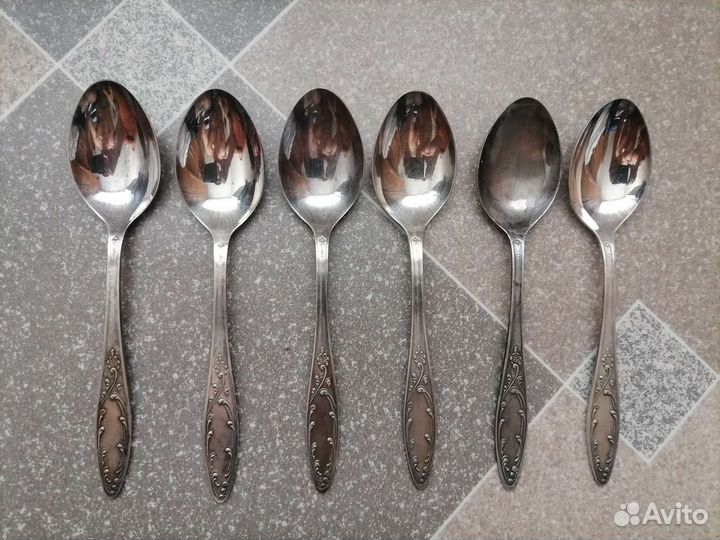 Ложки мельхиоровые СССР Кольчугино