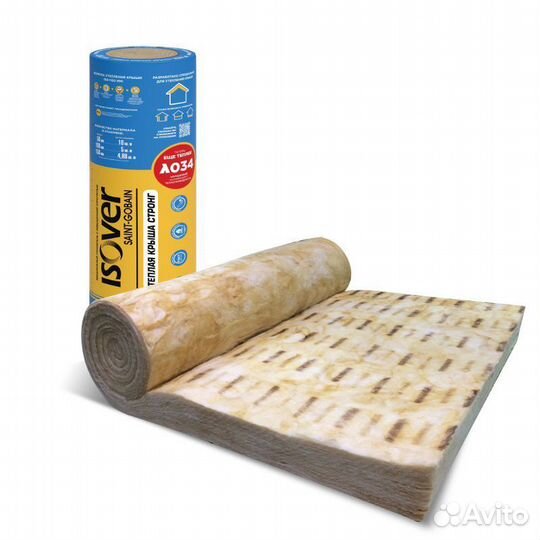 Утеплитель Теплая Крыша Стронг 100х1220х4100/Е/К