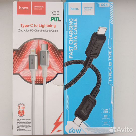 Зарядки фирменные 20Вт (Voltme, Vention) + кабель