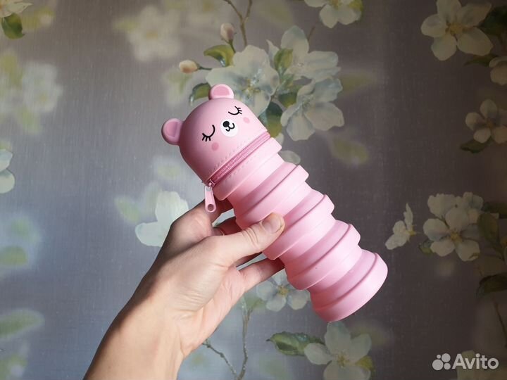 Школьный пенал трансформер силиконовый Канцтовары