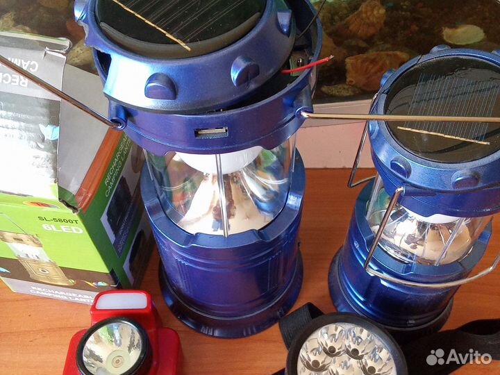 Фонарик светодиодный, аккумуляторный,цена за всё