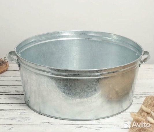 Тазик металлический 13 л
