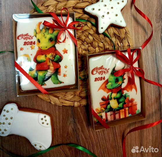 Новогодние имбирные пряники на заказ