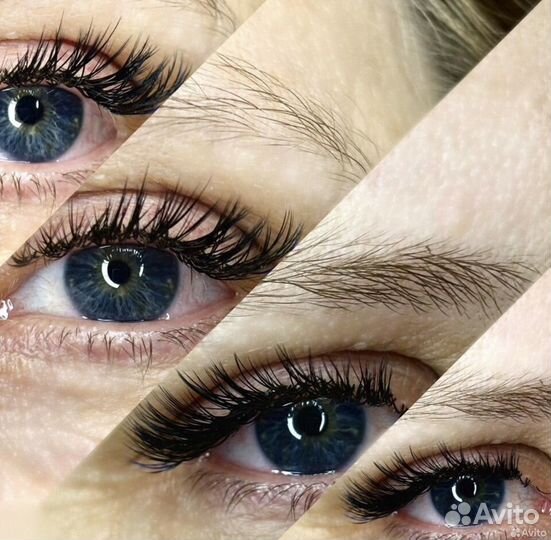 Наращивание ресниц модели