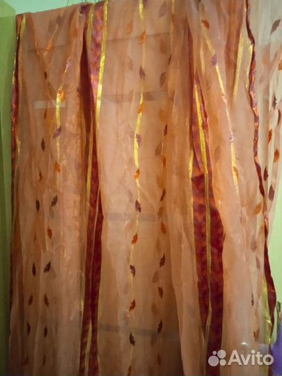 Комплект шторы и тюль бу