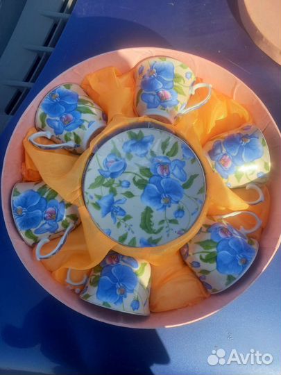 Чайный сервиз лфз кобальтовый