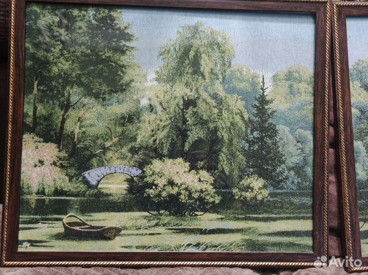 Картина в раме гобелен