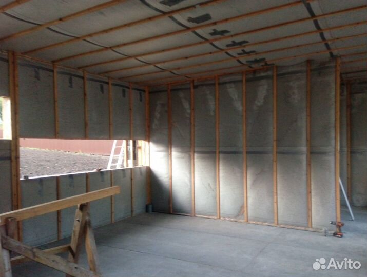 Бесшовная негорючая теплоизоляция