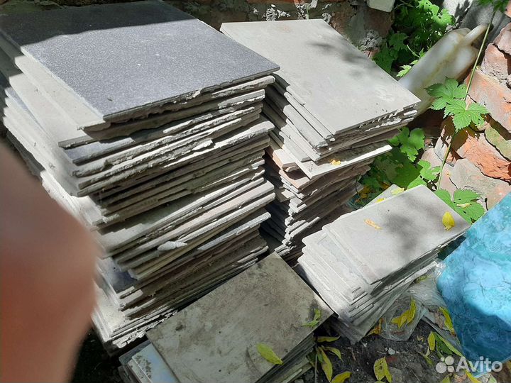 Плитка напольная бу