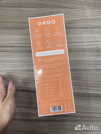 Электрическая зубная щетка ordo