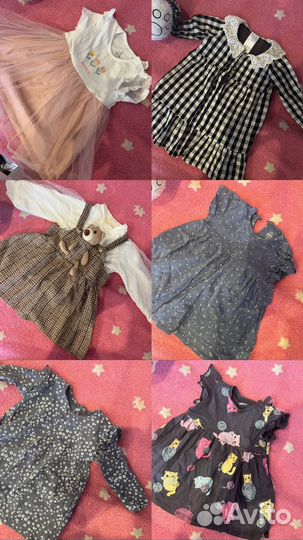 Платья детские пакетом р 80-86