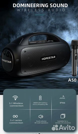 Мощная колонка Hopestar A50