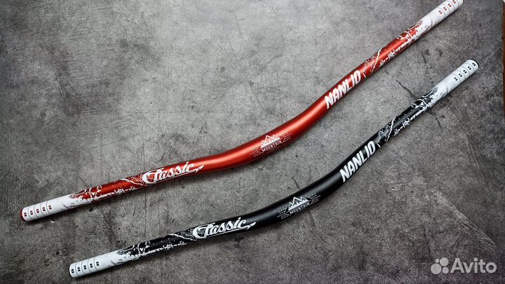 Руль алюминиевый 780*31,8 подрезается новый легкий