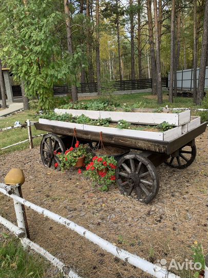 Телега конная декоративная