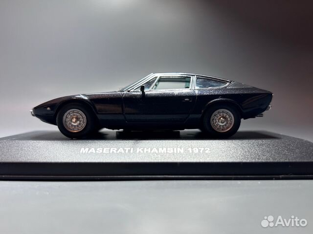 MASERATI KHAMSIN MODEL CAR 1972 1:43 SCALE BLACK CLC082