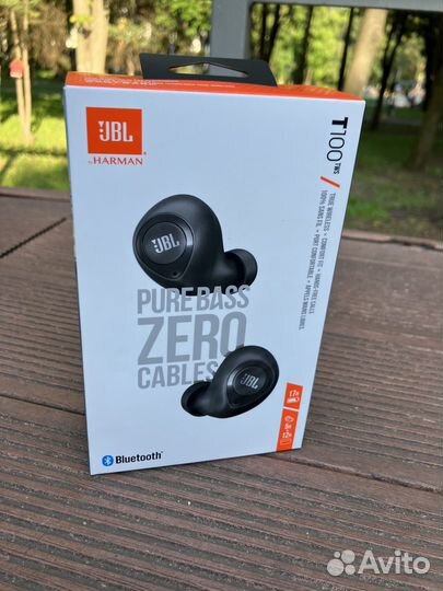 Беспроводные наушники jbl t100 tws