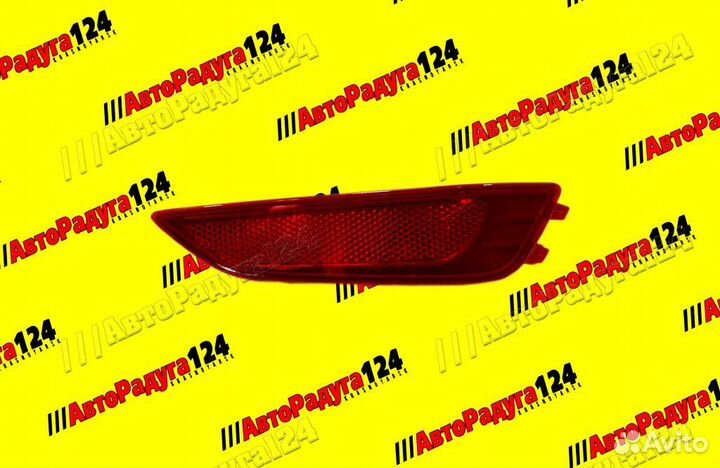 Катафот заднего бампера Hyundai Solaris (2011-2014) Х/Б правый (JH02ACT11011BR) (Jorden)