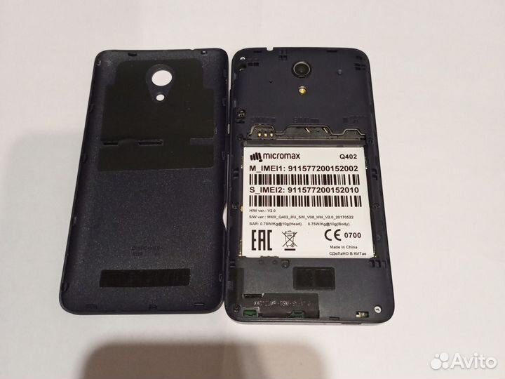 Micromax Q402, 4 ГБ