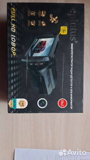 Видеорегистратор eplutus gr-92 с радаром и gps