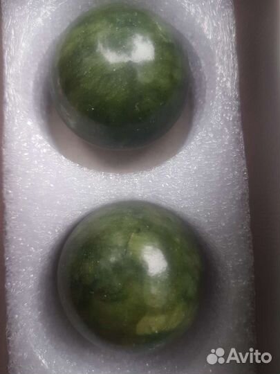 Шары здоровья Баодинг из нефрита 4см