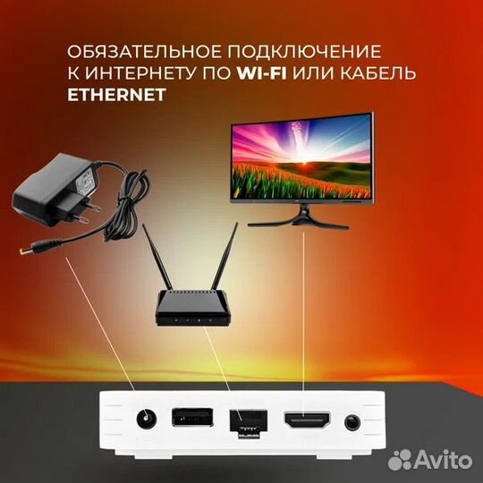 Лайм TV Box T95 mini / Андроид тв приставка c WI F