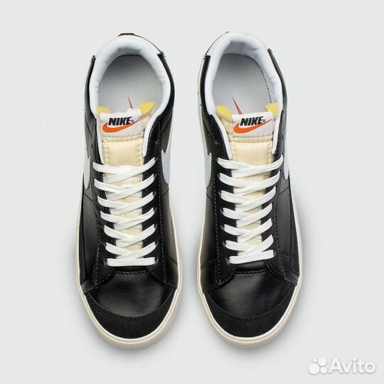 Кроссовки Nike Blazer Low 77 Leather Black / White