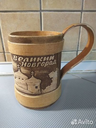 Кружка из бересты