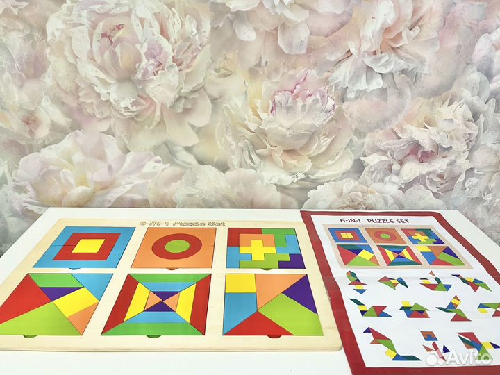 Развивающие игрушки Танграм/Деревянные пазлы