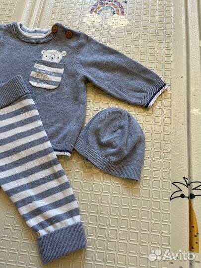 Вязаный костюмчик mothercare