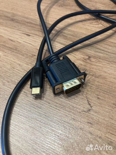 Видеокабель USB Type-C на VGA 1.8 м