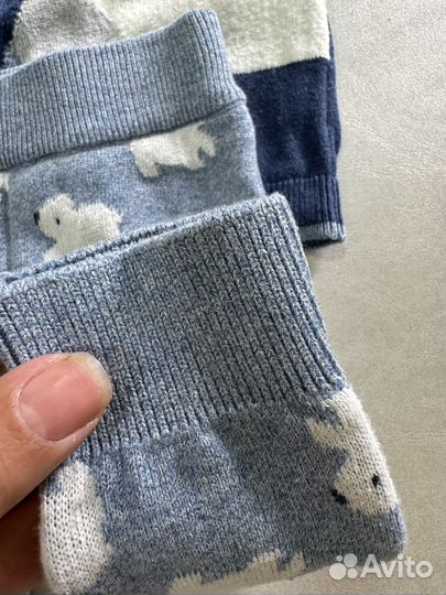 Вязаный костюм для новорожденного 56