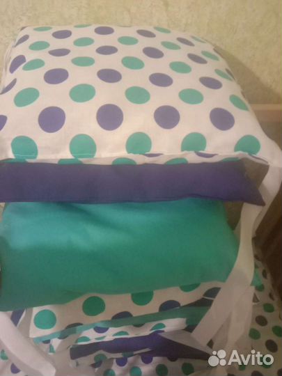 Бортик-бампер новый для кроватки