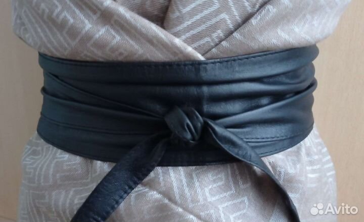 Пояс женский в два оборота Кожа Италия