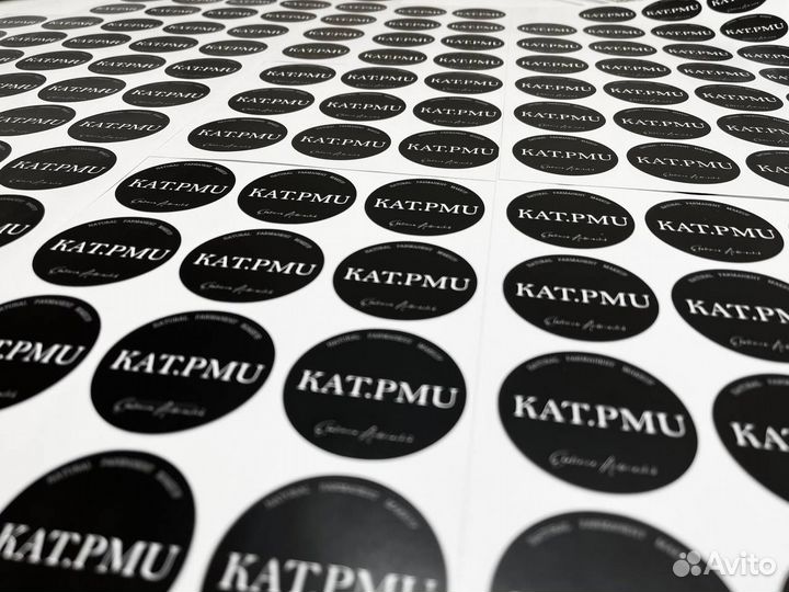 Печать наклеек, 3D наклейки